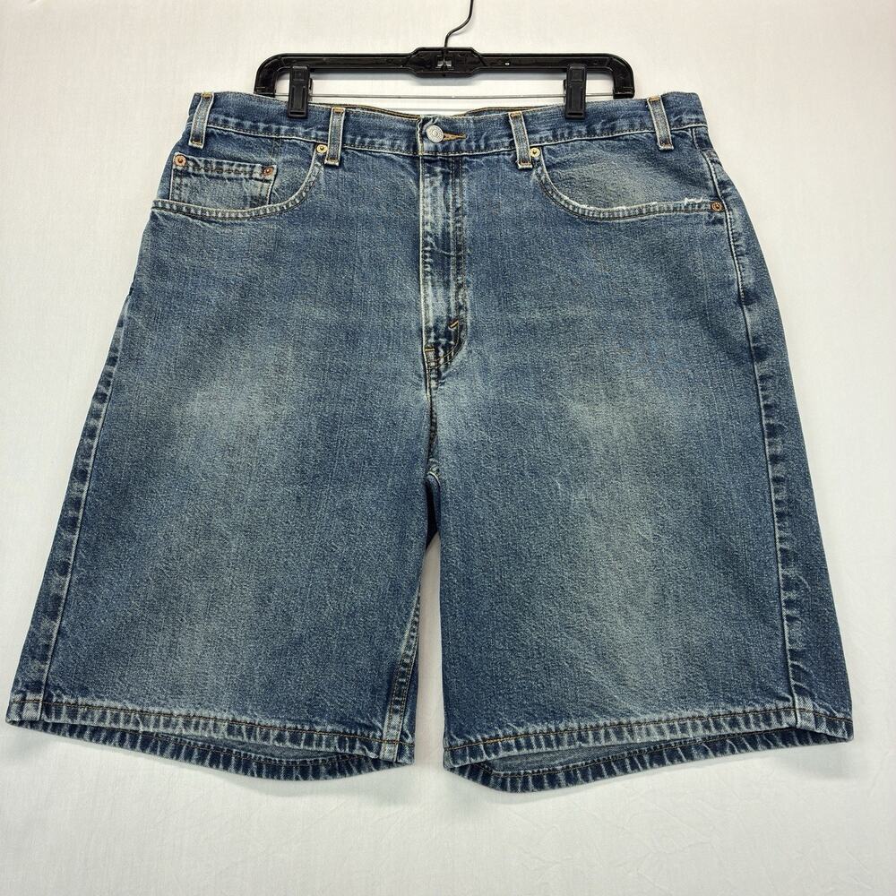 Levi’s 550 Denim Shorts Men’s W38 Blue Relaxed Fit Vintage 2005 Made in Mexico